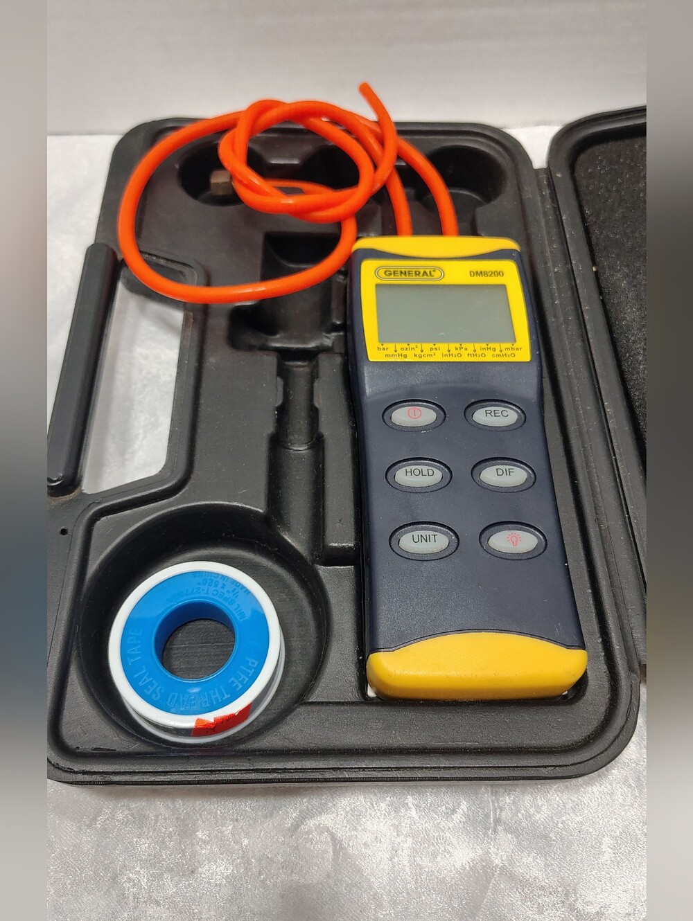 General Tools Deluxe Digital Manometer Kit Gas And Air Pressure